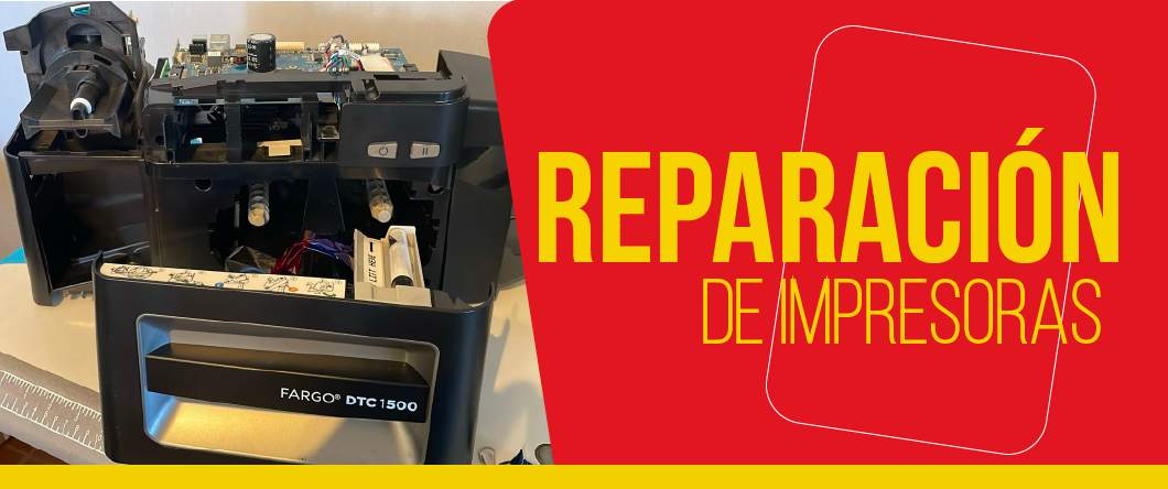 Impresoras de Gafetes - Reparacion de Impresoras Banner