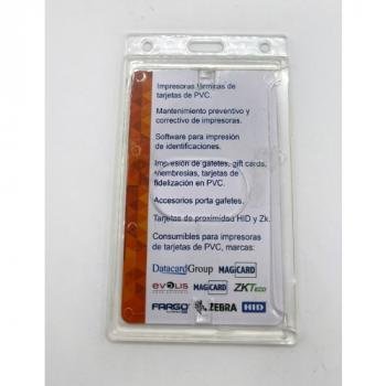 Funda porta Gafetes rigida reverso
