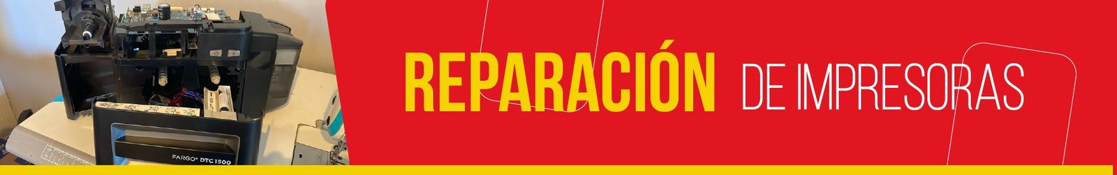 Impresoras de Gafetes - Reparacion de Impresoras Banner